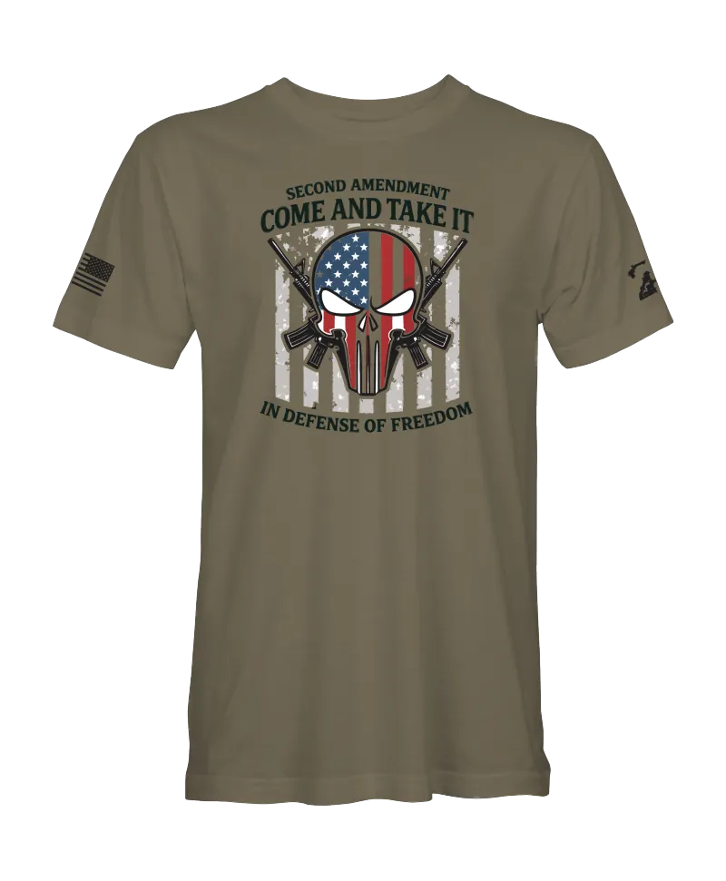 2nd Amendment Come & Take It Unisex Blend Shirt 4.4oz