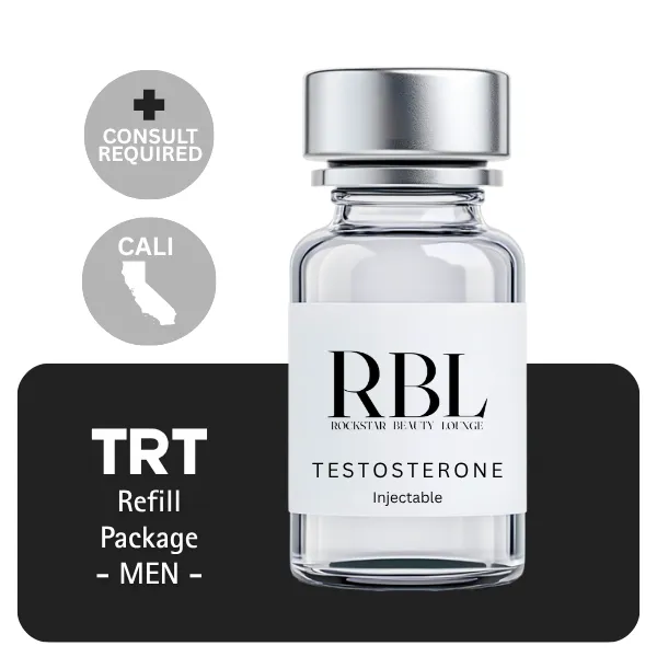 TRT CALI  Men's Refill Package 60 days (Cypionate 200mg/mL 10mL + Anastrozole 24×1mg)