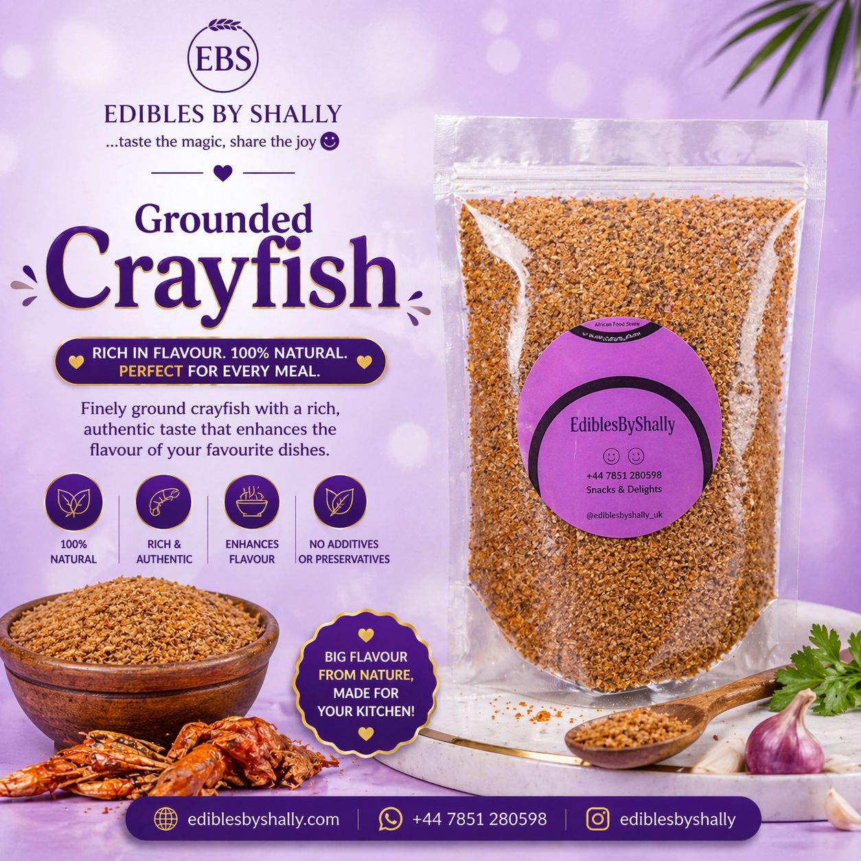 Grounded Crayfish 100g