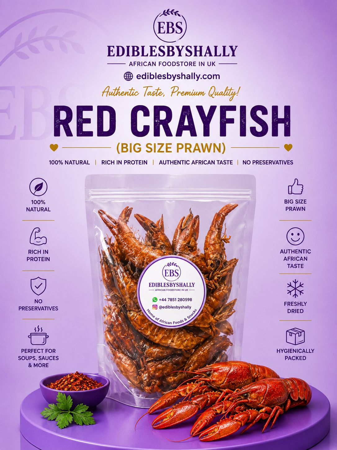 Big Red Crayfish 60g