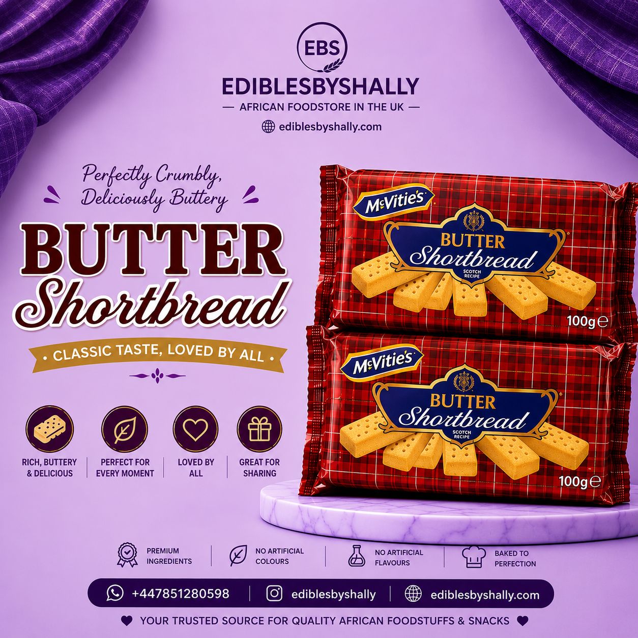 McVities Butter Shortbread 