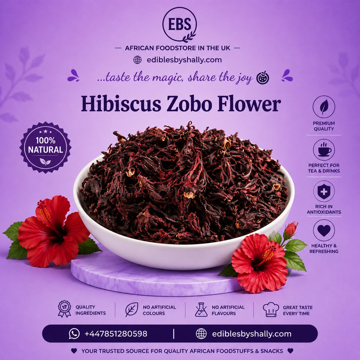 Hibiscus Zobo Flower 100g