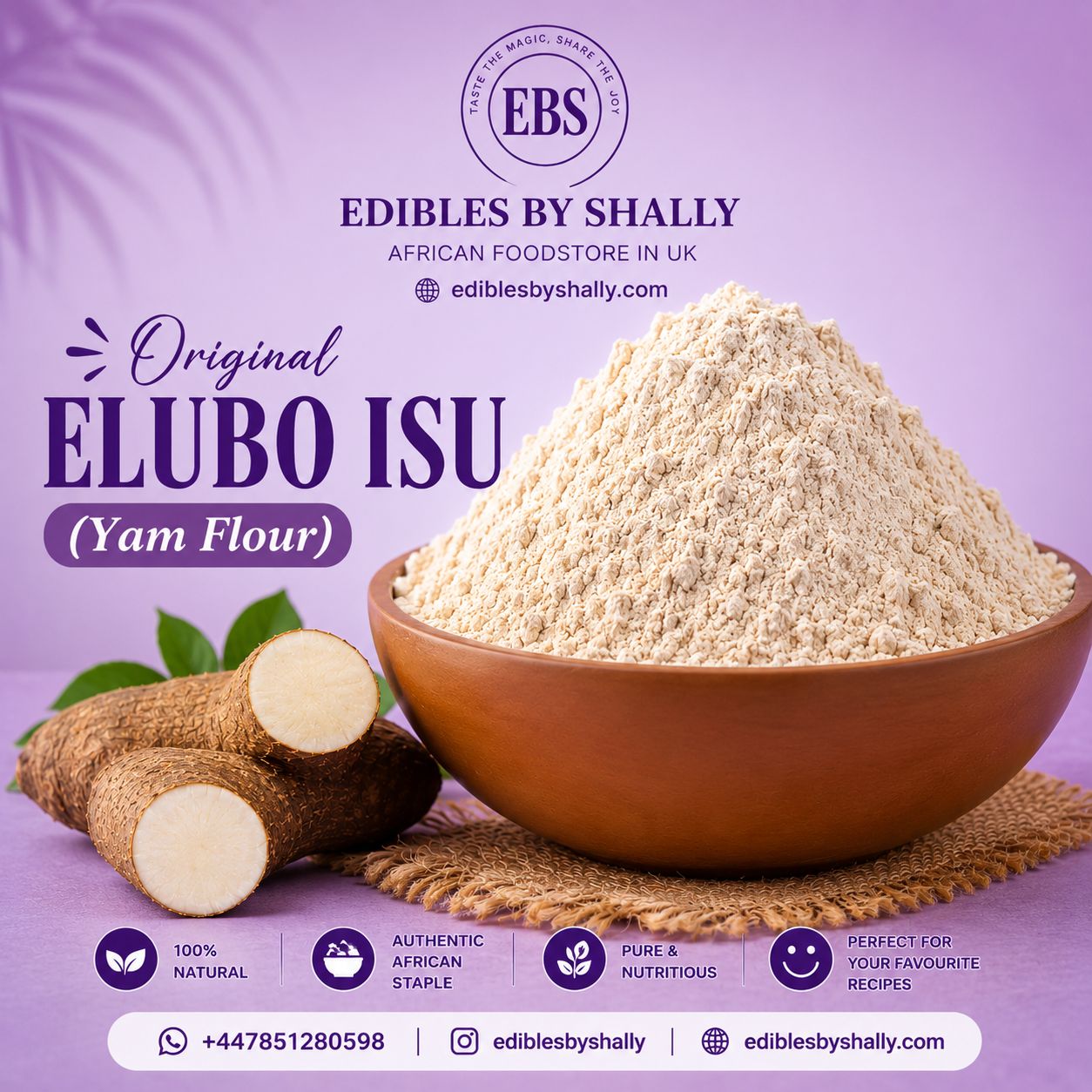 Elubo Isu Yam Flour 