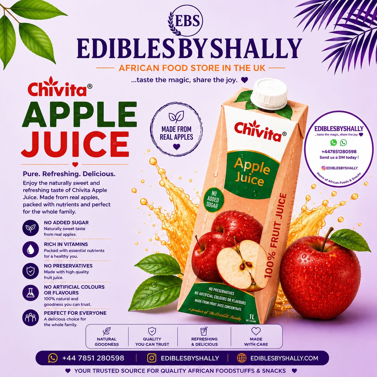 Chivita Apple Juice 1 litre