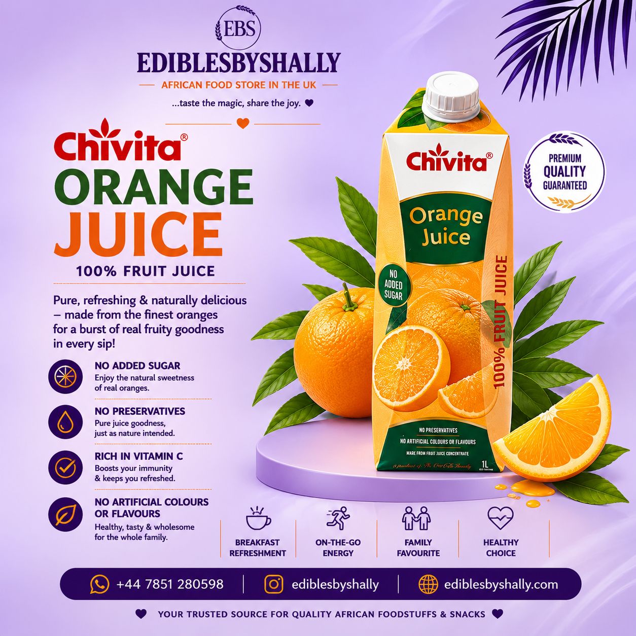 Chivita Orange Juice 1 litre