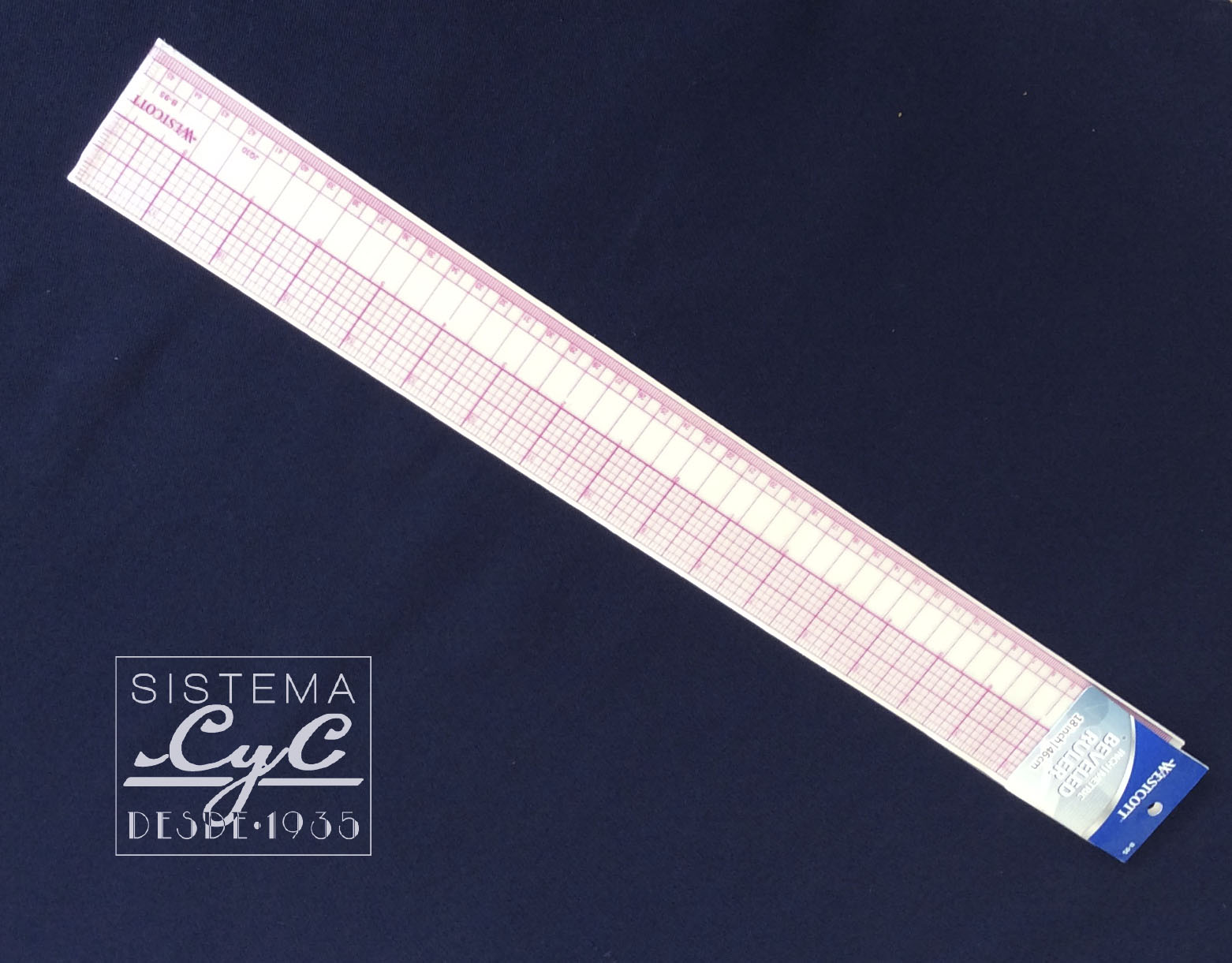 Regla milimétrica 60 cms