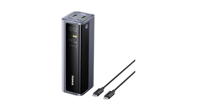 Baseus Powerbank 145W 20800mAh + Display EnerGeek GP12