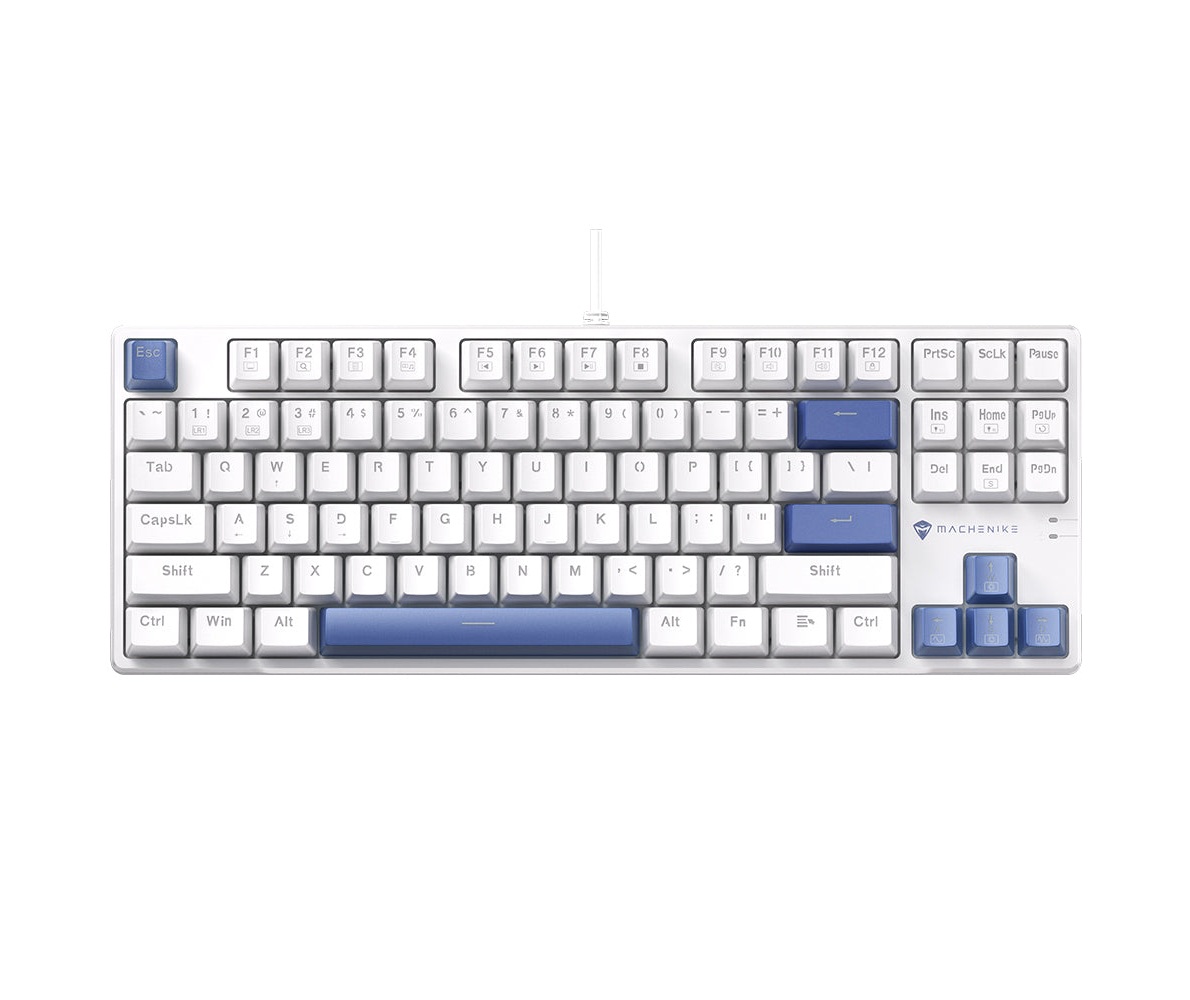 Machenike K500B-B87 75% TKL Mechanical Wired Gaming Keyboard, 87 Keys Compact