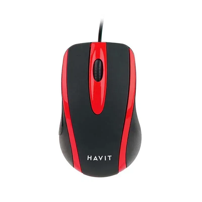 HAVIT WIRED MOUSE HV-MS753 BLACK/RED
