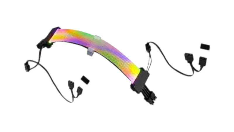 ASTRA ARGB EXTENSION CABLE 6+2PIN GPU CABLE CA-RGB-24P-01 ASTRA comes with the special braided fiber-optic cover and 24 ultra-b