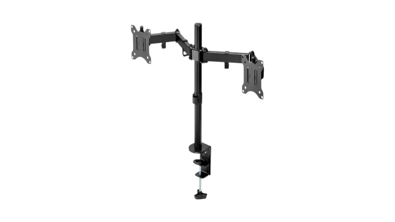 DIGITUS DUAL MONITOR CLAMP MOUNT 15-32″ 8KG(MAX)