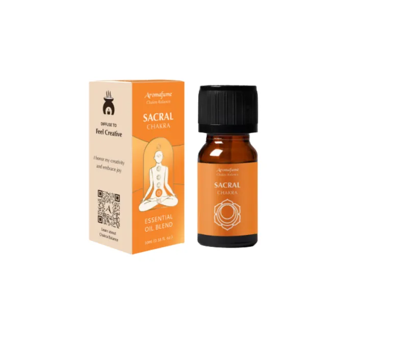 AROMAFUME- SWADHISTANA-ERŐKÖZPONT CSAKRA ESSZENCIÁLIS OLAJKEVERÉK