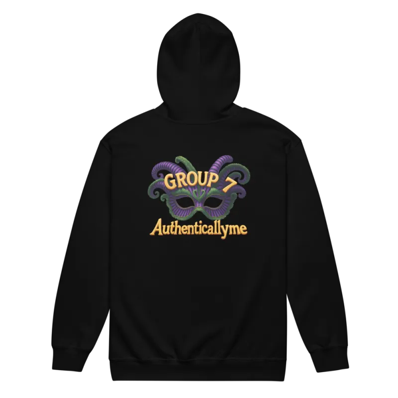AuthenticallyMe's Group 7 - High Quality Zip Hoodie (Men's Design)