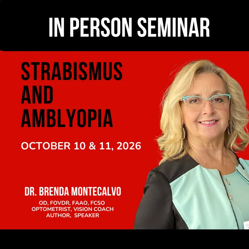 Live-Virtual Training: Strabismus and Amblyopia (October 10 & 11, 2026)