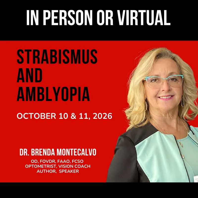 In-Person Training: Strabismus and Amblyopia (October 10 & 11, 2026) - Special Payment Options