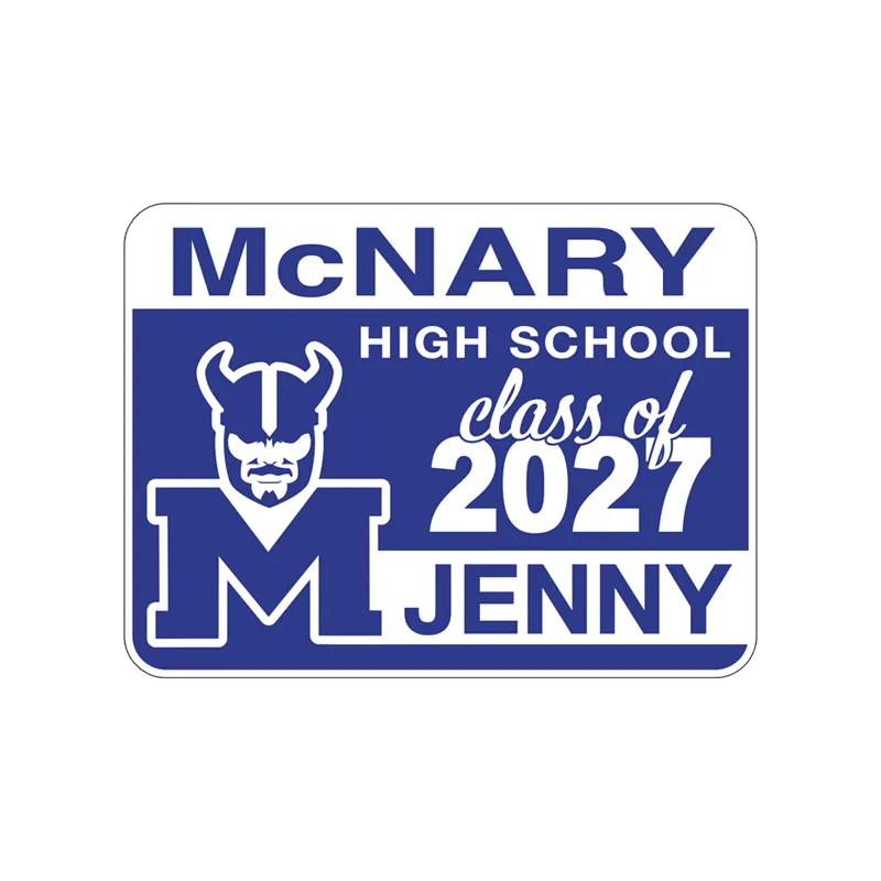 McNary Grad Sign with Name