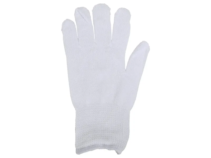[A00010500] - Guanti in cotone - misura 8 - bianchi