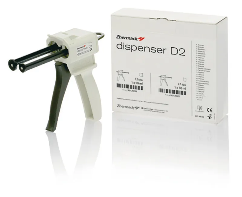 [A00128301] - Dispenser a pistola D2 (DS50) per estrusione materiale da cartucca da 50 ml [rapporto 1:1 e 1:2] per HD+ Zhermack