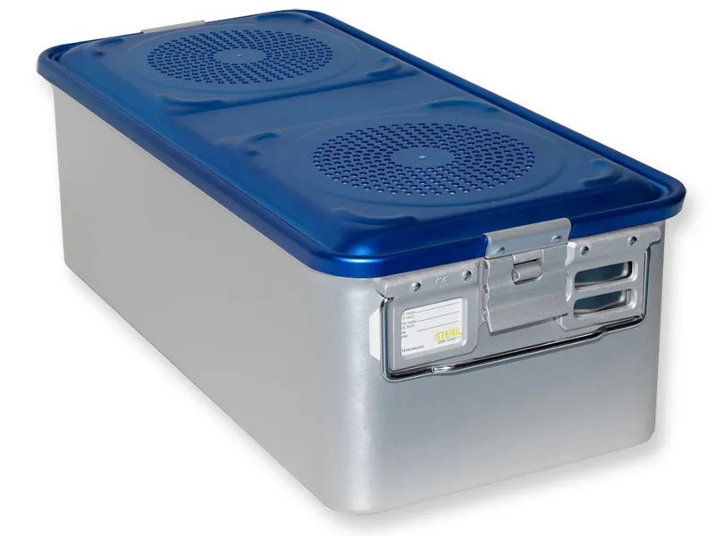 [A00014034] - Container con filtro grande h200 mm - blu forato