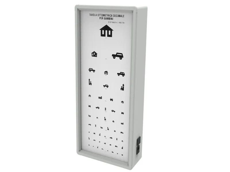 [A00011488] - Ottotipo luminoso pediatrico - 3 metri