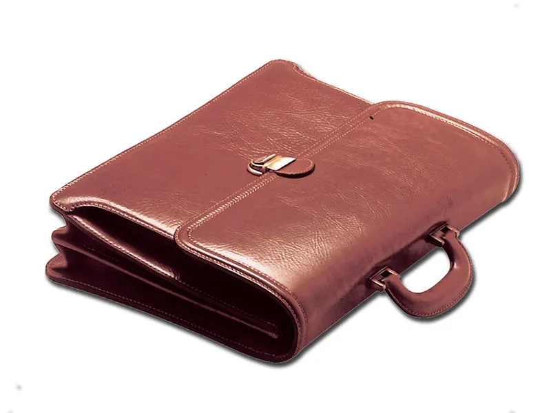 [A00011329] - Borsa "primato cuoio fiore" - cuoio