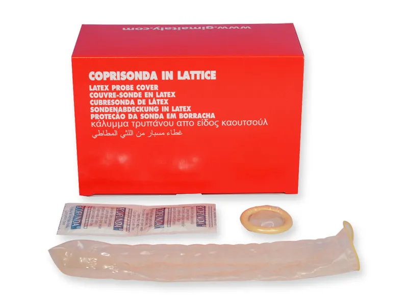 [A00009984] - Coprisonda in lattice per sonde di ecografi e doppler [Ø3,3x17 cm] Gima