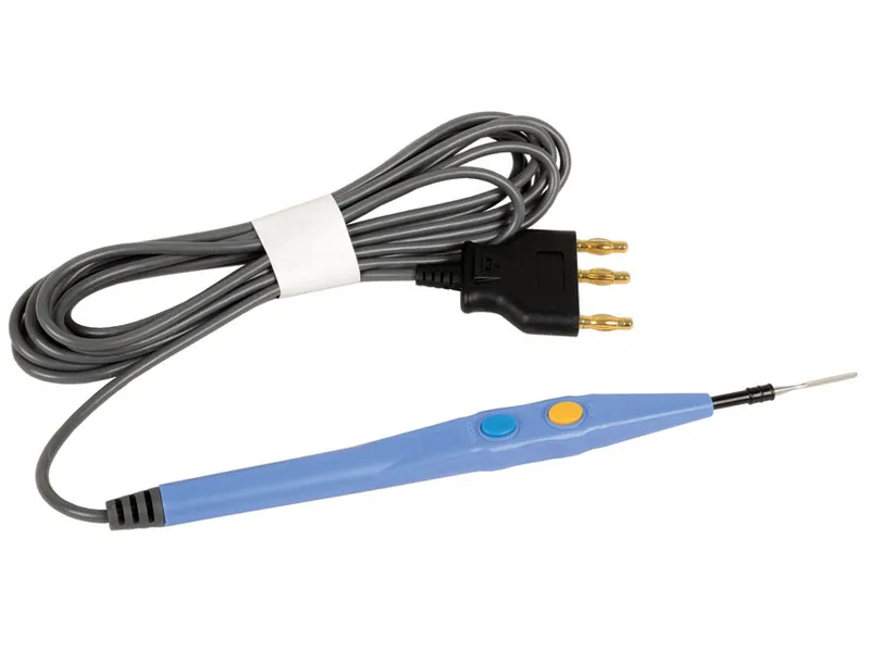 [A00012253] - MB Manipolo autoclavabile [100 volte] per elettrodi Ø2,4 mm [compatibile DIATERMO MB122] completo di cavo [3 m] per elettrobisturi Led Gima