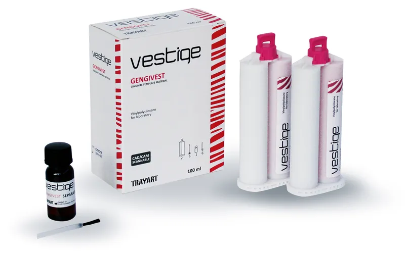 [A00113626] - VESTIGE GENGIVEST [2x50ml + 6 mixing tips] TrayArt
