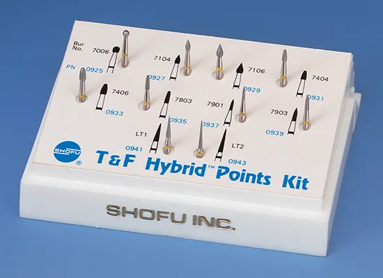 [A00077044] - Hybrid Point T & F Kit [10 shapes] Shofu [0950] Shofu
