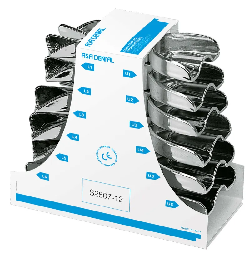[A00112295] - Portaimp inox c/bordo lisce set 12pz Consorzio ONDA