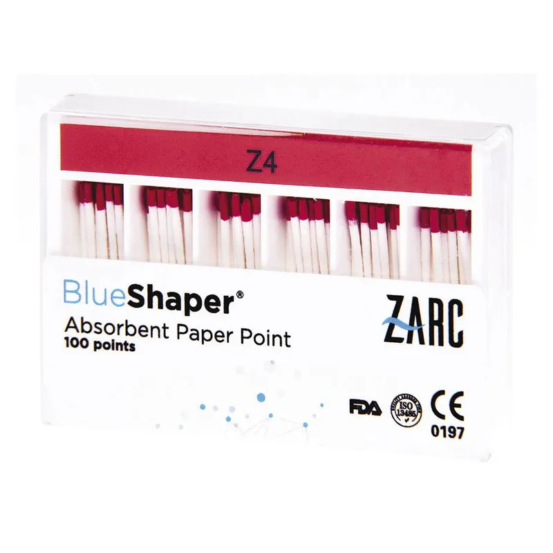 [A00165490] - PUNTE DI CARTA BLUESHAPER Z4 ROSSO - 100pz ZARC4ENDO