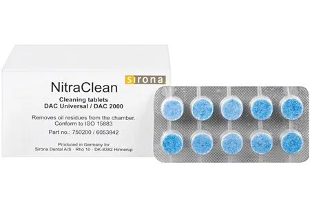 [A00002038] - NITRACLEAN Pastiglie Disossidanti/Rigeneranti per DAC UNIVERSAL [6053842/750200] Sirona