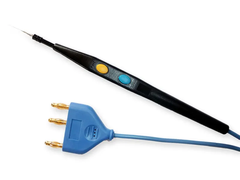 [A00012247] - STAR Manipolo autoclavabile [30 volte] per elettrodi Ø2,4 mm [compatibile DIATERMO MB122] completo di cavo [3 m] per elettrobisturi Led Gima