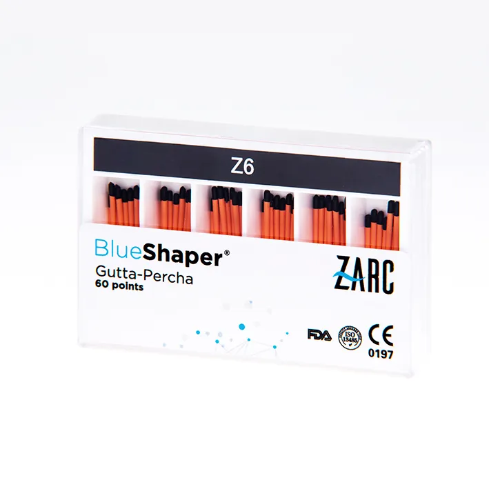 [A00165523] - PUNTE DI GUTTAPERCA BLUESHAPER Z6 NERO - 60pz ZARC4ENDO