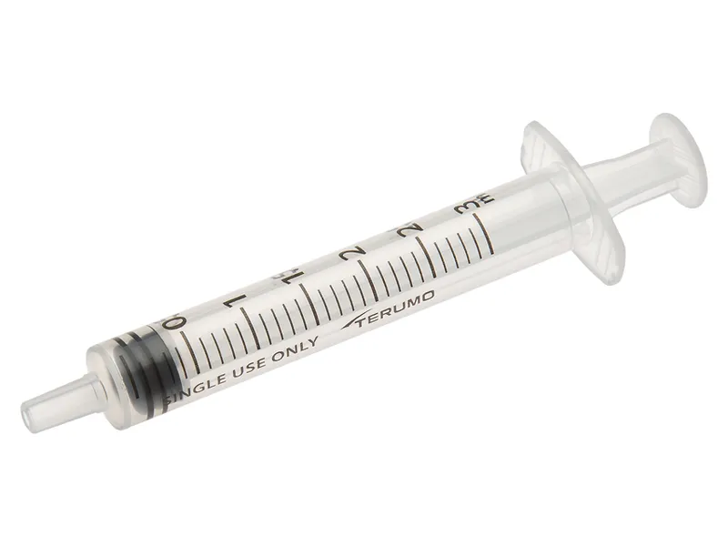 [A00168049] - siringhe senza ago terumo 3 ml  - luer slip concentrico - mdss03se - sterili Gima
