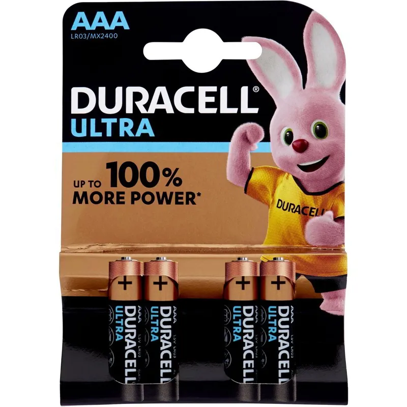 [A00087918] - Batteria [Pila] AAA ministilo [1,5 V] Plus compatibile LR03 | MN2400 Duracell