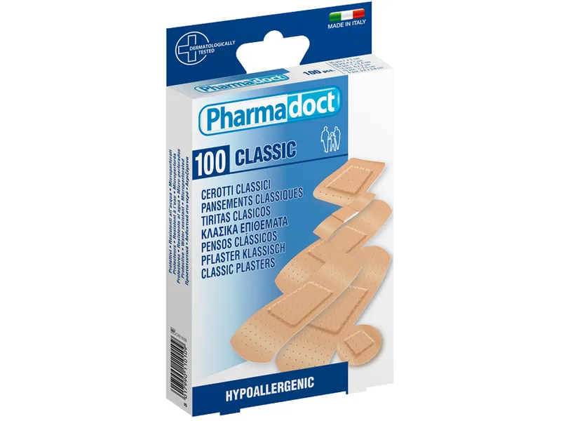 [A00059947] - cerotti classici assortiti 6 misure - conf. da 12 scatole da 100 cerotti