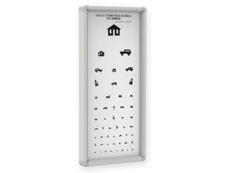 [A00011494] - Ottotipo non luminoso pediatrico - 3 metri