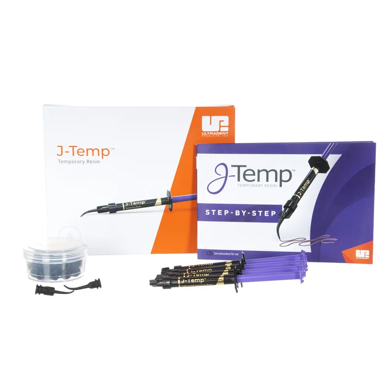 [A00188224] - J-TEMP Resina provvisoria premiscelata in kit [4 siringhe+20 puntali] Ultradent