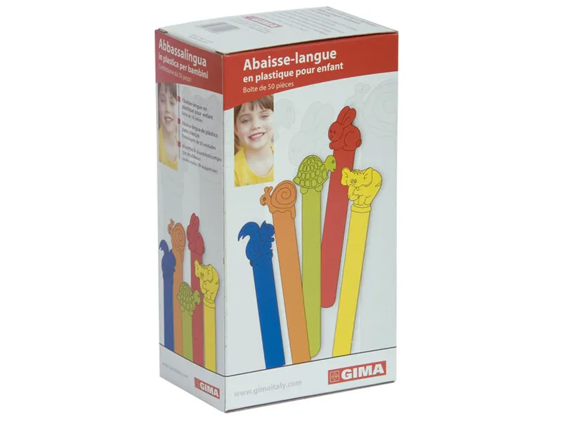 [A00009965] - ABBASSALINGUA in plastica [pediatrici] Gima