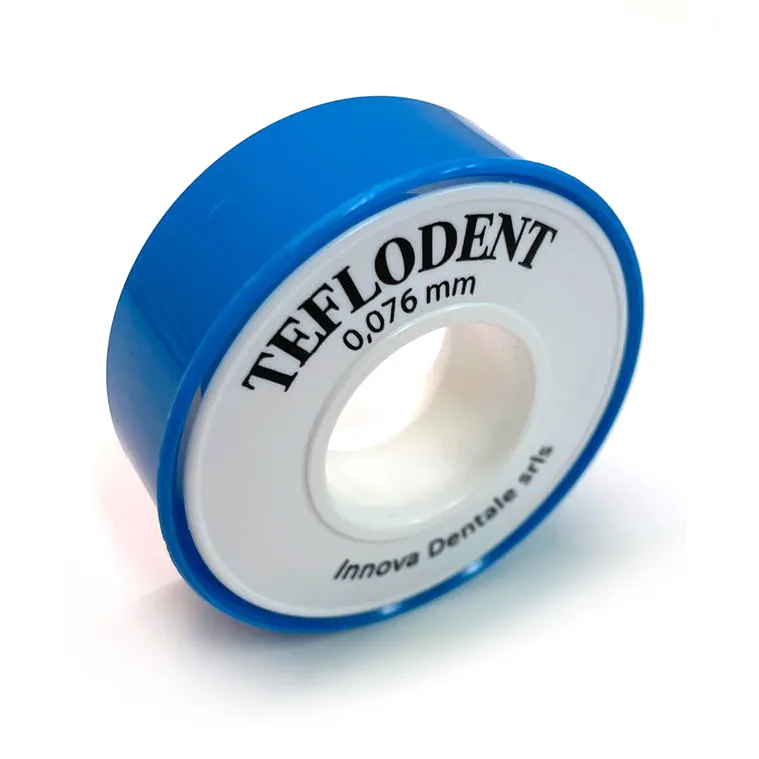 [A00164515] - TEFLODENT Rocchetto di nastro in P.T.F.E. (Teflon) ideato per l’uso professionale odontoiatrico [0,076x12m] Innovadentale