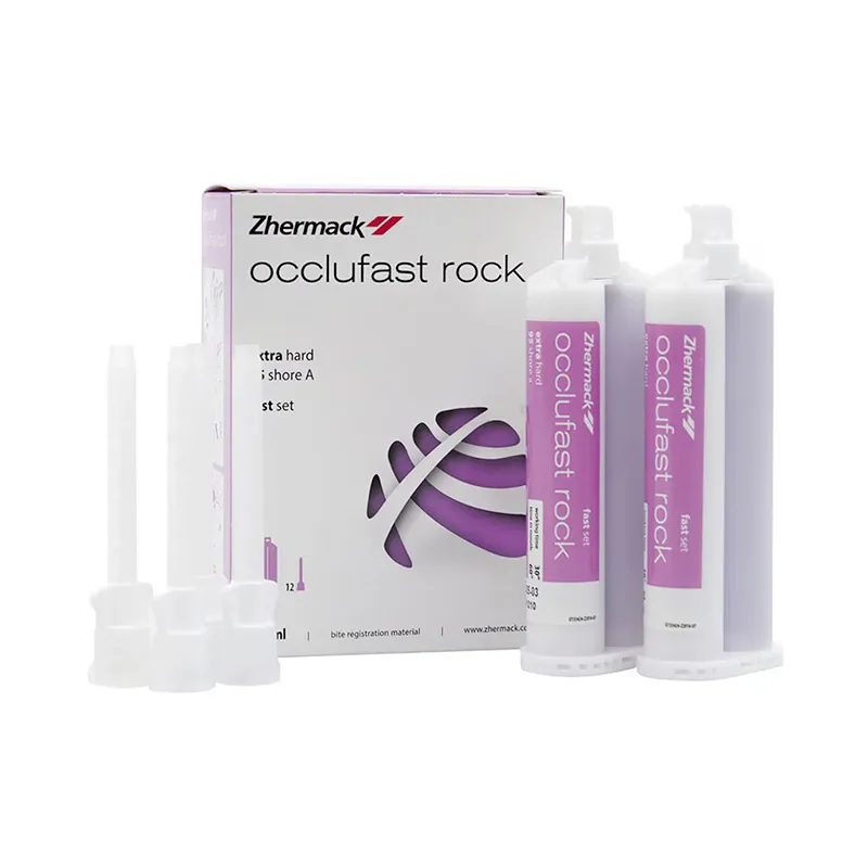 [A00128308] - OCCLUFAST ROCK Polivinilsilossano tissotropico in cartuccia [2x50ml+12puntali] [C200726] Zhermack