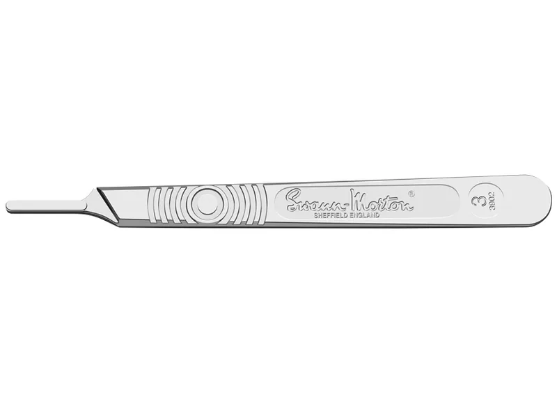 [A00167197] - manico portalame swann-morton acciaio inox n. 3 senza ce Gima