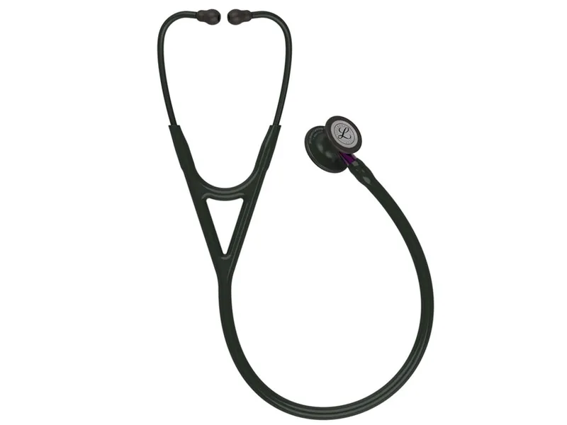 [A00111332] - littmann cardiology iv - 6203 - nero - finiture nere / viola Gima