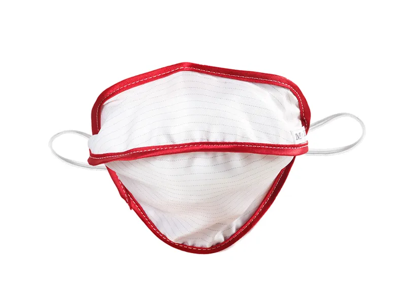 [A00167108] - mascherina riutilizzabile mycroclean junior/adulti small bfe 99,8% - bianco/rosso Gima