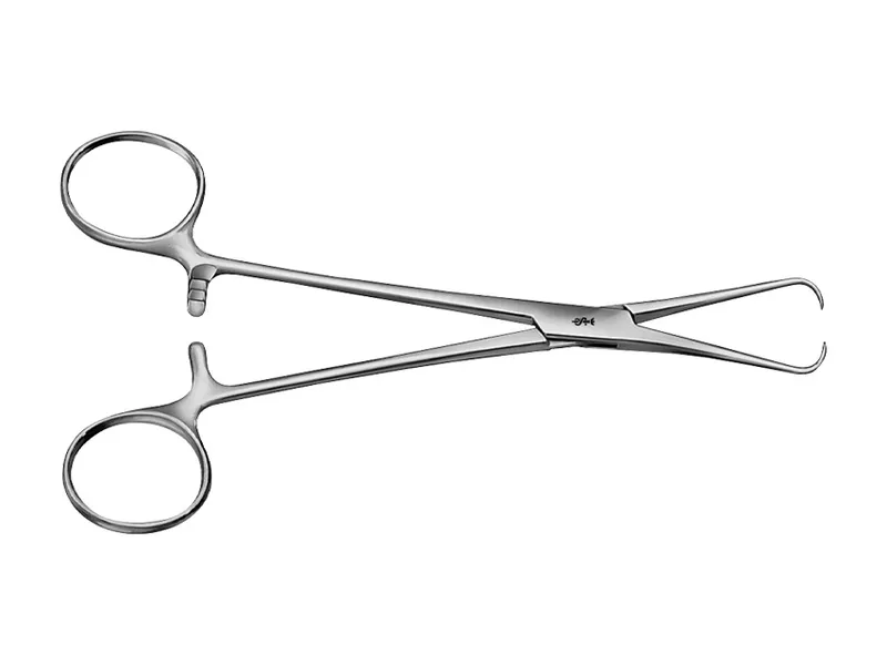 [A00168137] - pinza fissateli bernhard aesculap - retta - punte acute - 16 cm - bf426r Gima