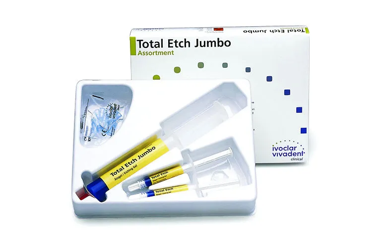 [A00111829] - TOTAL ETCH JUMBO 37% KIT Acido ortofosforico mordenzante [37%] in gel blu [1xTotal Etch Jumbo 30g + 2xTotal Etch 2g + 10 cannule] Ivoclar Vivadent