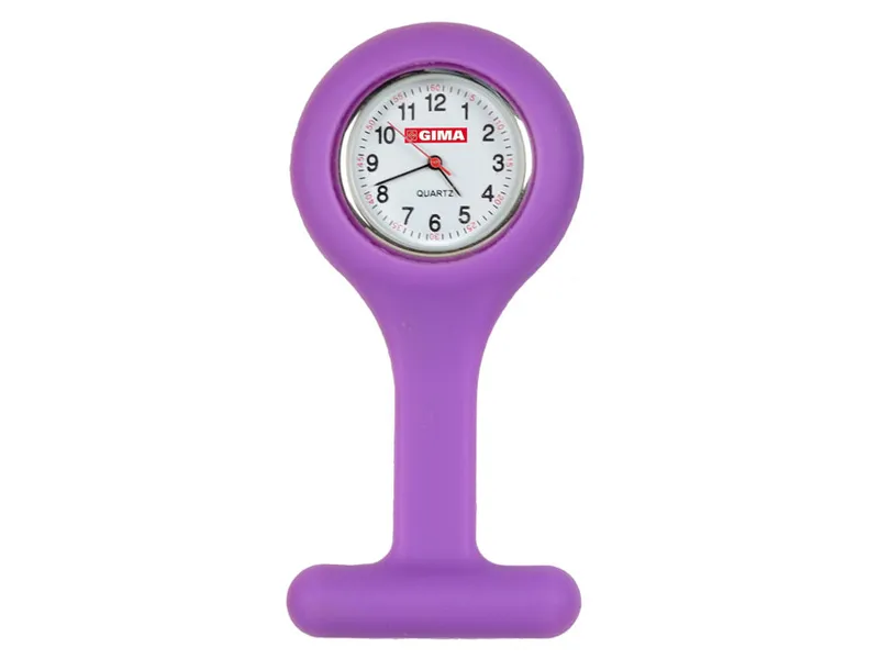 [A00098618] - orologio per infermieri rotondo viola Gima