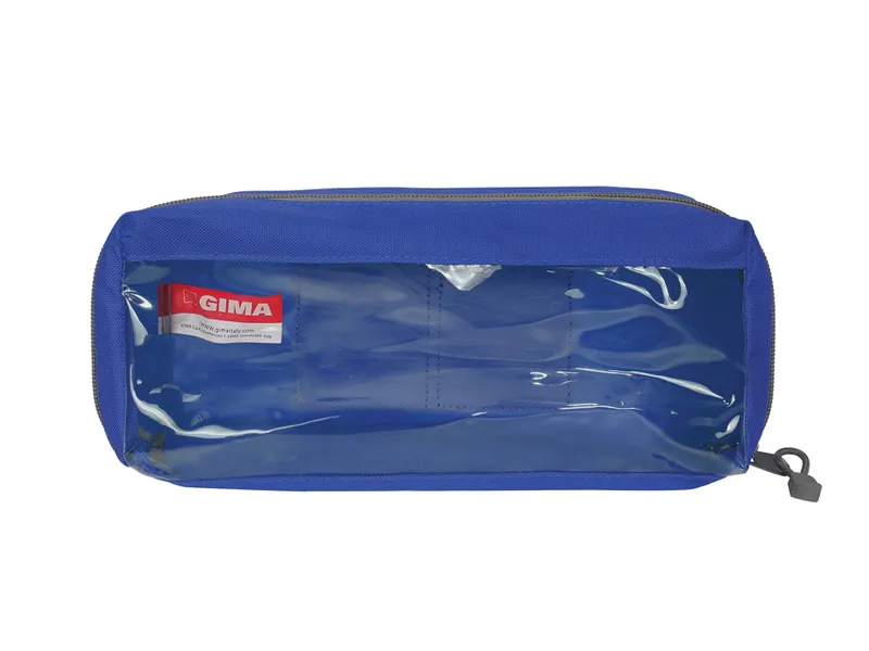 [A00011360] - Borsetta e3 - imbottita con manico - blu