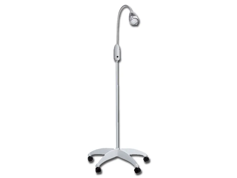 [A00060416] - LUXIFLEX Lampada da esame alogena con braccio flessibile a stativo mobile Gima